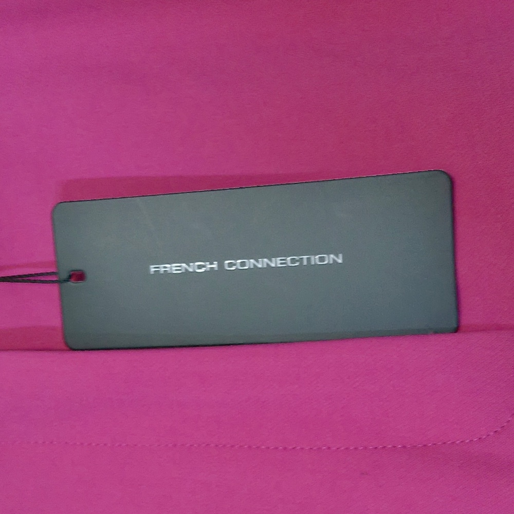 NWT French Connection Whisper Flare Trouser, 66 Raspberry Sorbet Size 10 - Picture 10 of 11